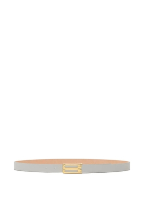 Victoria Beckham Dorian leather belt - Grey