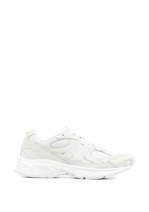 Comme des Garçons Homme x New Balance panelled leather sneakers - Neutrals