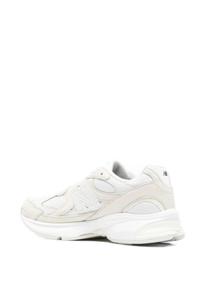 Comme des Garçons Homme x New Balance panelled leather sneakers - Neutrals