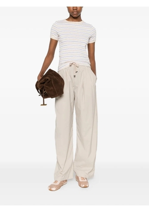 Herno drawstring elasticated-waist trousers - Neutrals