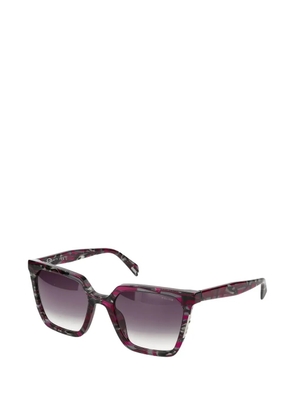 Police geometric-frame sunglasses - Pink