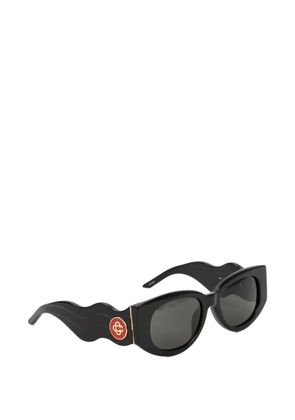 Casablanca Memphis rectangle-frame sunglasses - Black