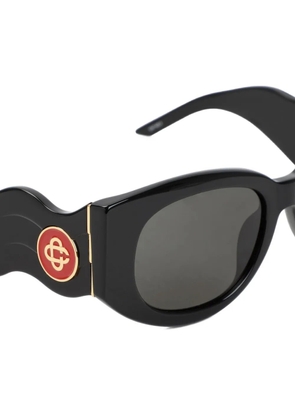 Casablanca Memphis rectangle-frame sunglasses - Black