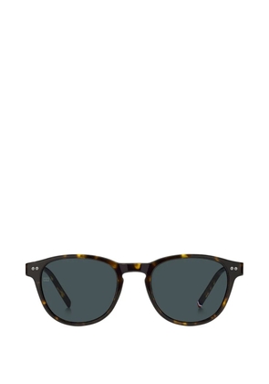 Tommy Hilfiger tortoiseshell-effect round-frame sunglasses - Brown