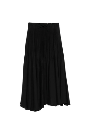 Undercover pleated maxi skirt - Black