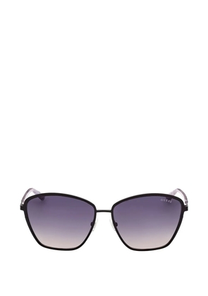 GUESS EYEWEAR logo-detail sunglasses - Black