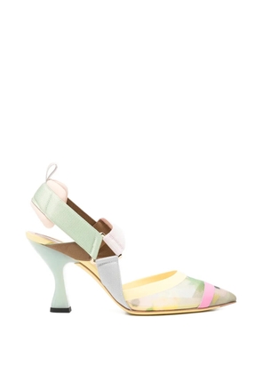FENDI Colibrì mesh pumps - Neutrals