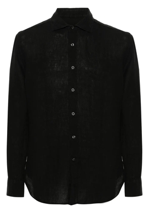 120% Lino button-up shirt - Black