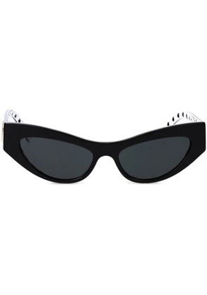 Dolce & Gabbana Eyewear cat-eye frame glasses - Black