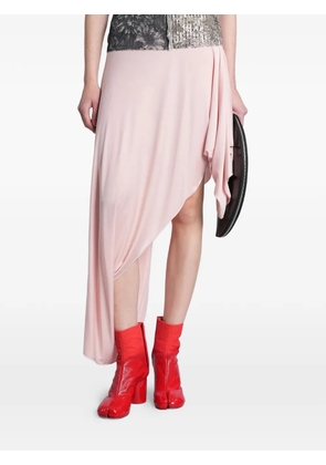 Maison Margiela draped asymmetric skirt - Red