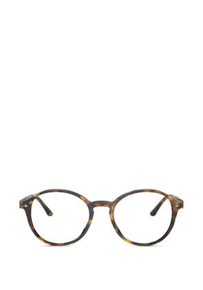 Giorgio Armani round-frame glasses - Brown