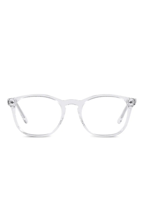 Giorgio Armani square-frame glasses - White