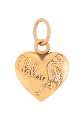 Chloé flamingo heart charm - Gold