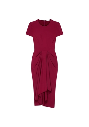 Givenchy wrap-front short-sleeve midi dress - Red