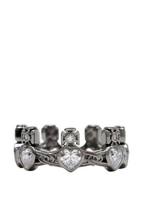 Vivienne Westwood Renatta heart-motif ring - Silver