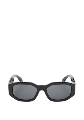 Versace geometric-frame glasses - Black