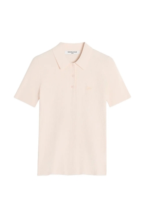 Maison Kitsuné ribbed polo shirt - Neutrals