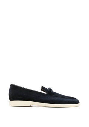 Santoni bow-detail loafers - Blue