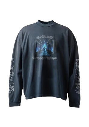 GrEeDy uNiT chopper long-sleeves sweatshirt - Grey