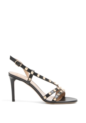 Valentino Garavani Rockstud calfskin sandals 85mm - Black