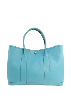 Hermès Pre-Owned PM Garden Party leather tote bag - Blue