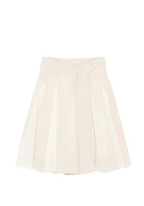 COTEMP pleated panelled shorts - Neutrals
