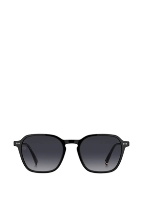 Tommy Hilfiger geometric-frame sunglasses - Black