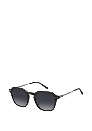 Tommy Hilfiger geometric-frame sunglasses - Black