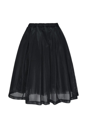 Comme Des Garçons Black layered mesh skirt