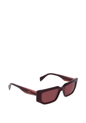 LIU JO geometric-frame sunglasses - Brown