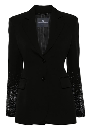 Ermanno Scervino rhinestone-embellished blazer - Black