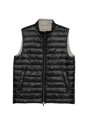 Herno reversible quilted vest - Black