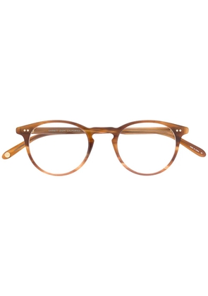 Garrett Leight round shape glasses - Brown