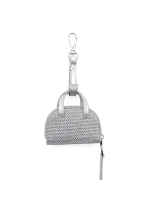 Diesel 1DR Dome bag charm - Silver