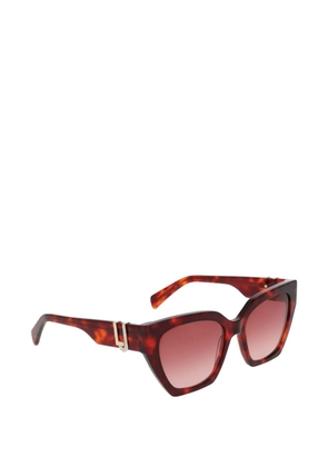 LIU JO cat-eye frame sunglasses - Brown
