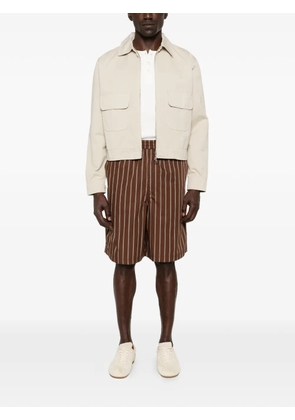 Études Studio Comfort striped shorts - Brown
