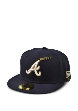 NEW ERA CAP Atlanta Braves embroidered fitted hat - Blue