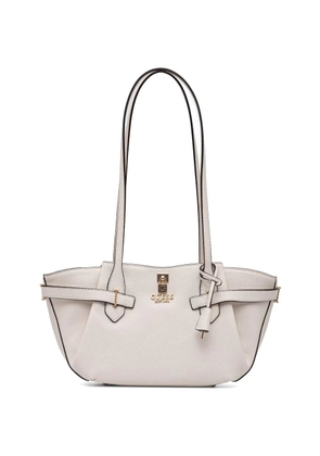 GUESS USA Yesba belted pebbled shoulder bag - Neutrals