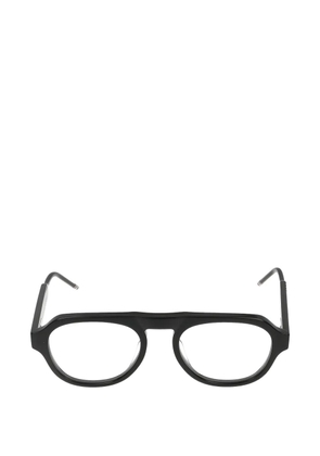 Thom Browne geometric-frame glasses - Black