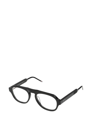 Thom Browne geometric-frame glasses - Black