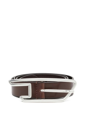 Diesel B-D Line leather belt - Brown