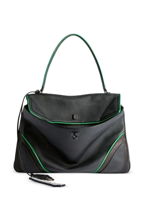 Balenciaga Rodeo Biker perforated shoulder bag - Black