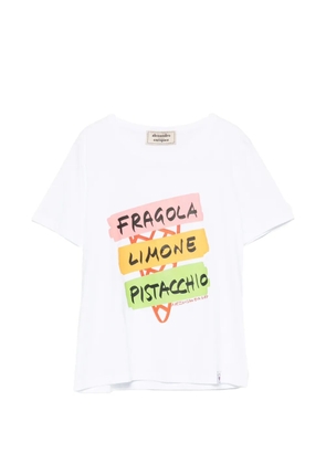 alessandro enriquez cotton T-shirt - White