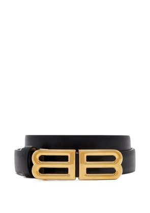 Balenciaga Bolero BB leather belt - Black