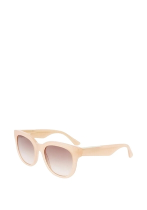 Lacoste geometric-frame sunglasses - Neutrals