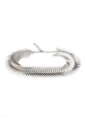 Benedetta Bruzziches chain-link detailing polished-finish belt - Silver