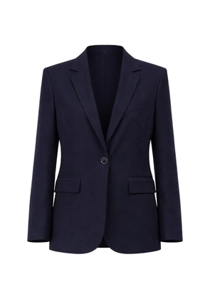 Odeeh single-breasted notched-lapel blazer - Blue