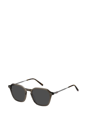Tommy Hilfiger geometric-frame sunglasses - Grey