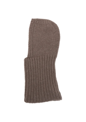 Blanca Vita ribbed balaclava - Brown