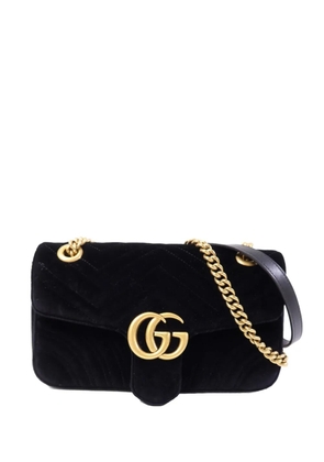 Gucci Pre-Owned GG Marmont matelassé shoulder bag - Black